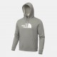 The North Face Drew Peak Γκρι Φούτερ με Κουκούλα / Pre Owned